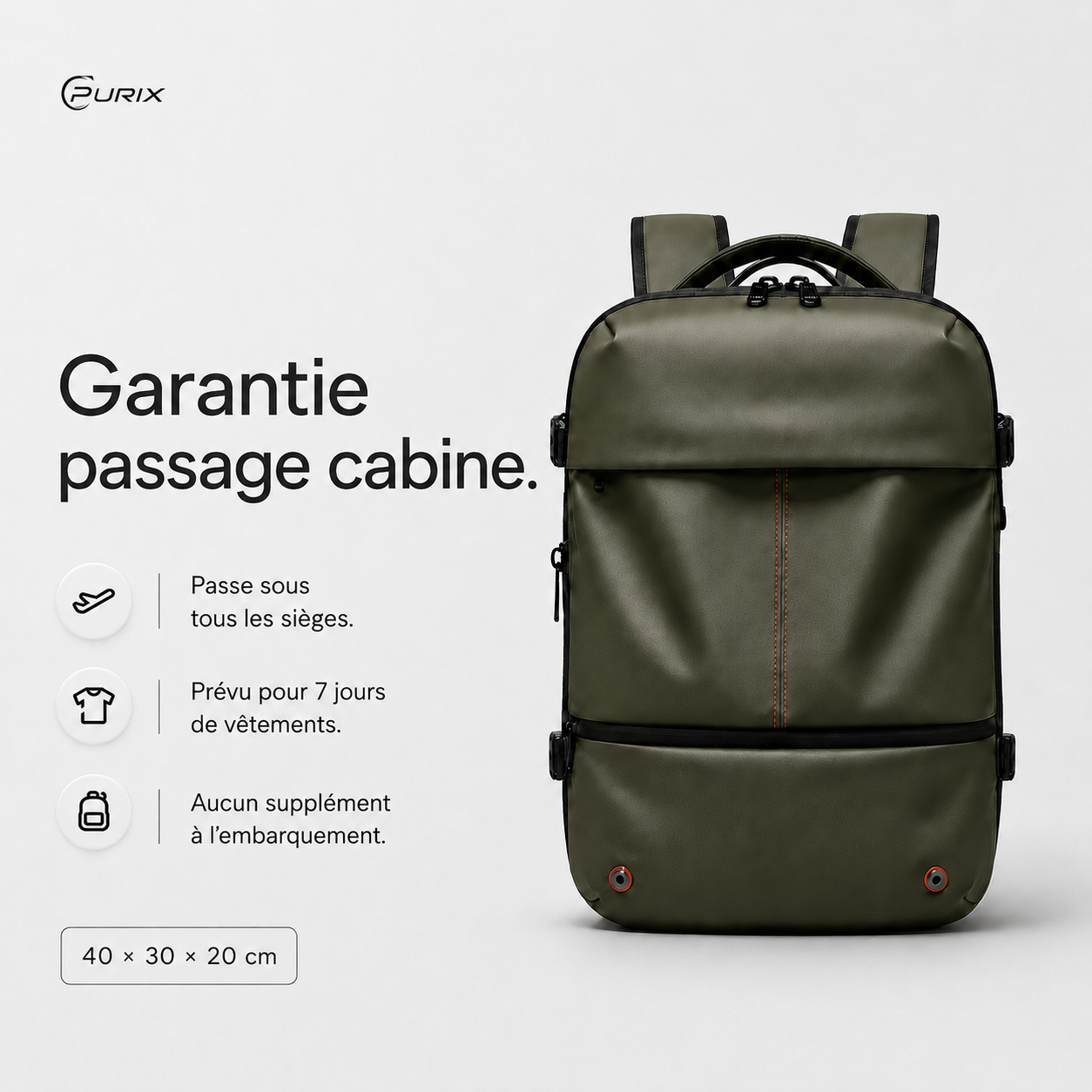 AirFlex™- Sac Cabine 40L