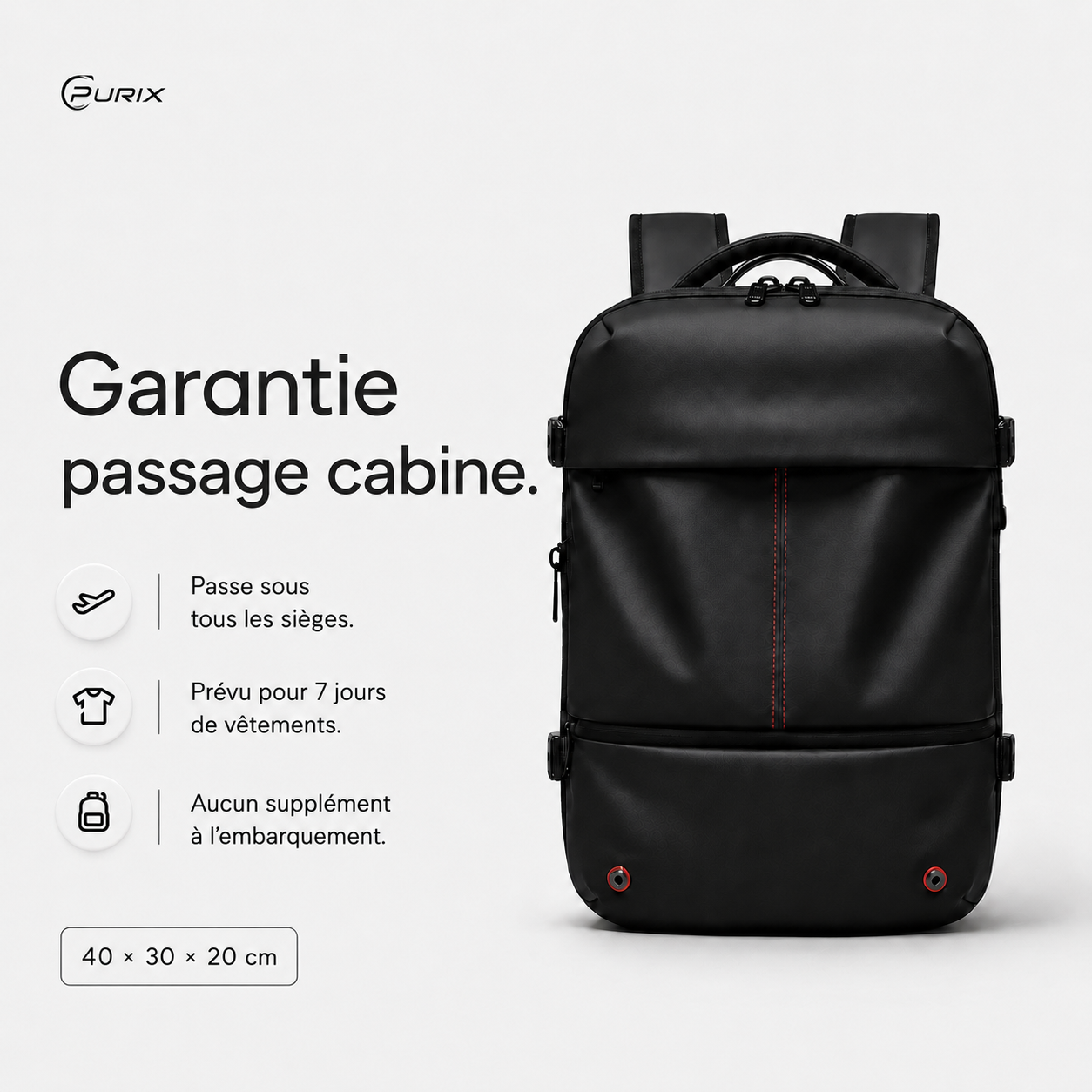 AirFlex™- Sac Cabine 40L